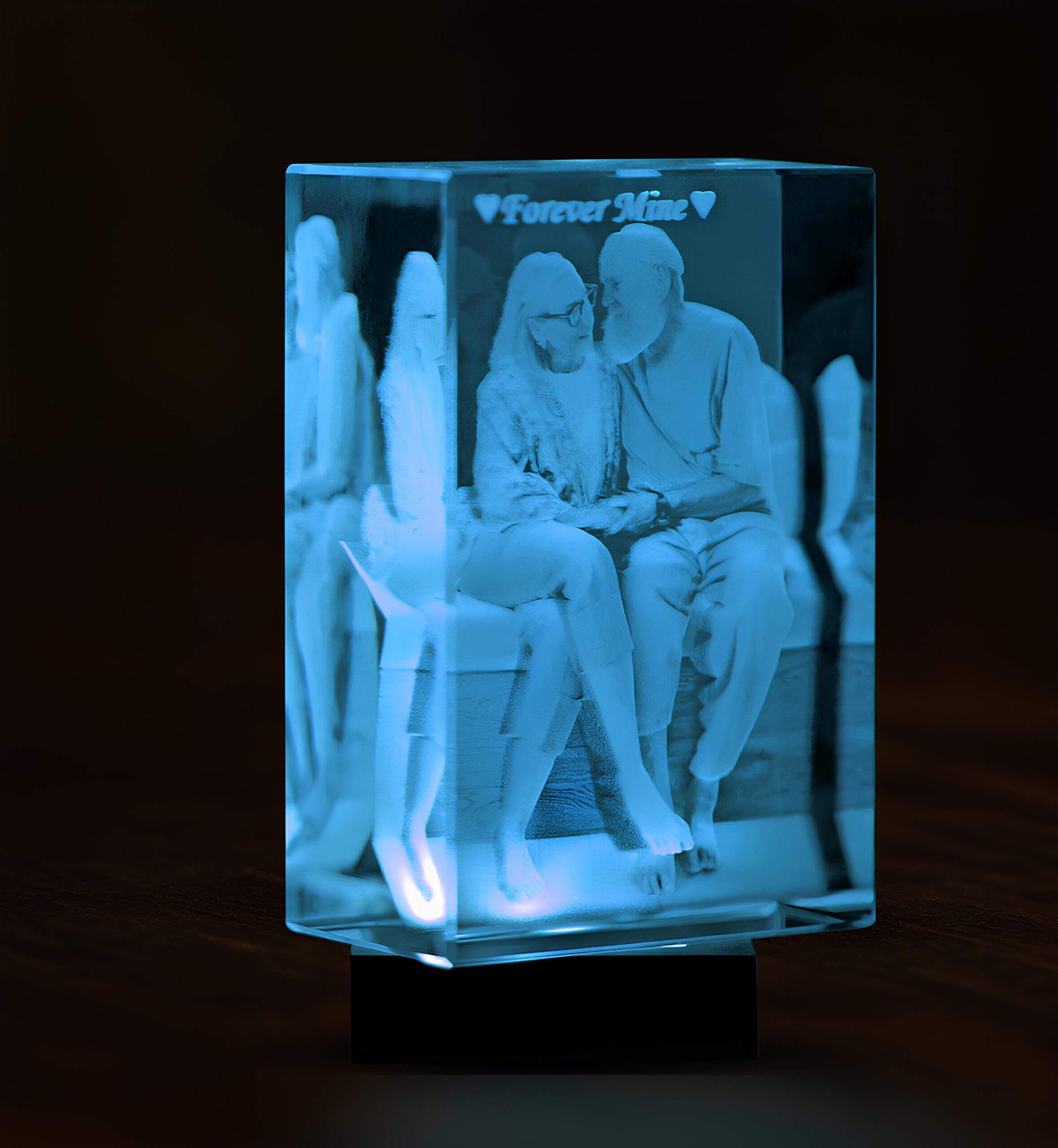 Rectangle Crystal Vertical back image